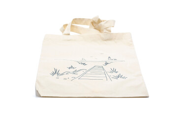 Potlač bavlnenej tašky;  Potisk bavlněné tašky