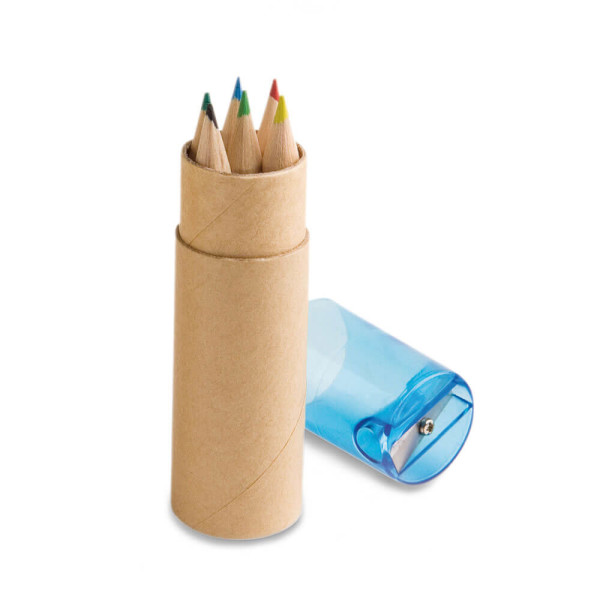 ROLS. Buntstift Schachtel mit 6 Buntstiften