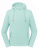Pure Organic High Collar Hooded Sweat - aqua - variant 