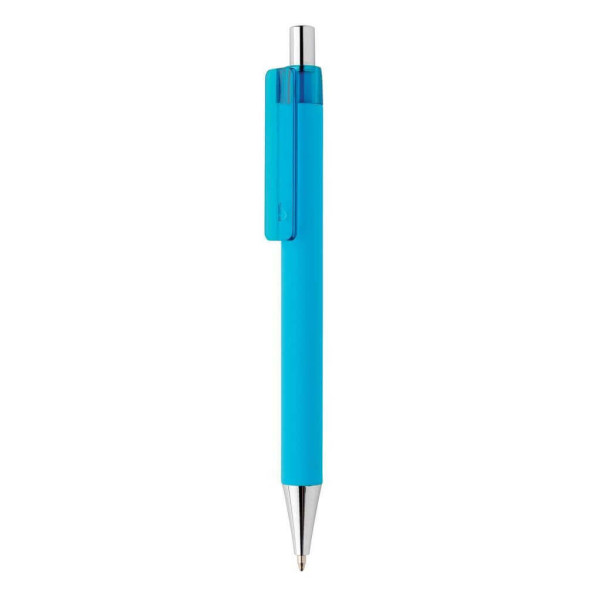 X8 Stift mit Smooth-Touch, blau