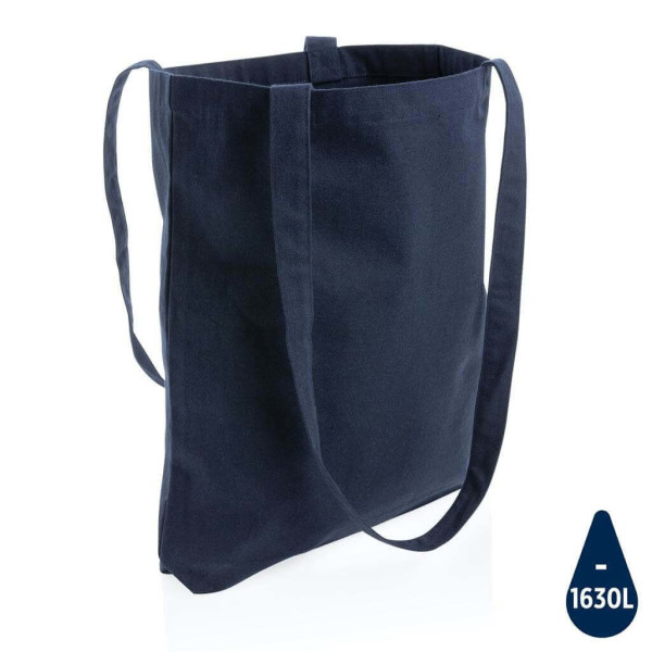 Impact Aware™ recycelte Baumwolltasche, navy blau