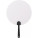 Paper hand fan - karton-legyezo-fekete-feher--8580-01--300 - variant Gi 8580-01
