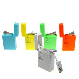 USB DATEN- UND LADEKABEL FÜR MICRO-USB, IN EINER SCHACHTEL MIT WINDE - Reklamnepredmety