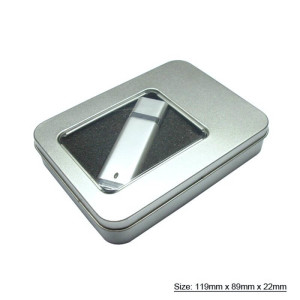 METALLSCHACHTEL MIT SICHTFENSTER STANDARD - Reklamnepredmety