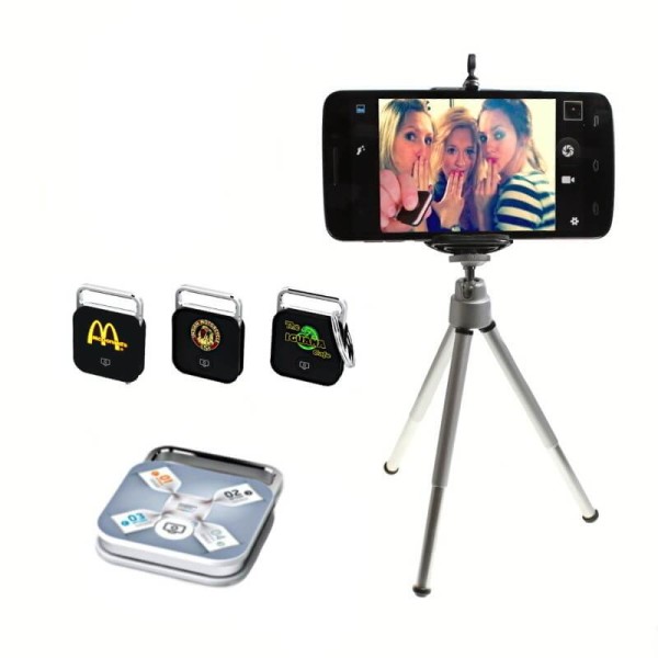 SELFIE SET - BLUETOOTH AUSLÖSER FÜR SMARTPHONE/ IPHONE + STATIV
