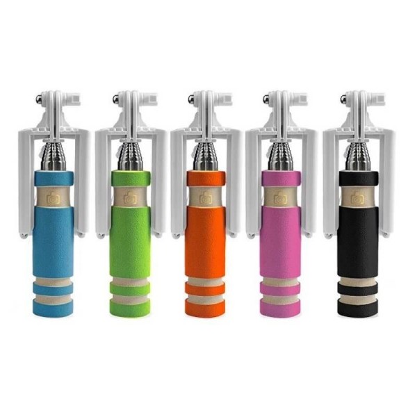 MICRO-SELFIE-STANGE (MONOPOD) MIT KABEL UND EINGEBAUTEM AUSLÖSER