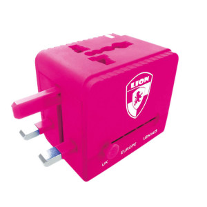 UNIVERSALER REISE-NETZADAPTER MIT 2 USB-AUSGÄNGEN - Reklamnepredmety