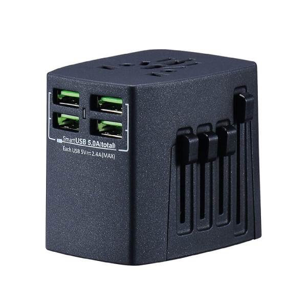 REISEADAPTER MIT 4 USB-SCHNITTSTELLEN