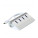 ALUMINIUM USB-HUB 3.0, 4 SCHNITTSTELLEN, TYPE-C ANSCHLUSS