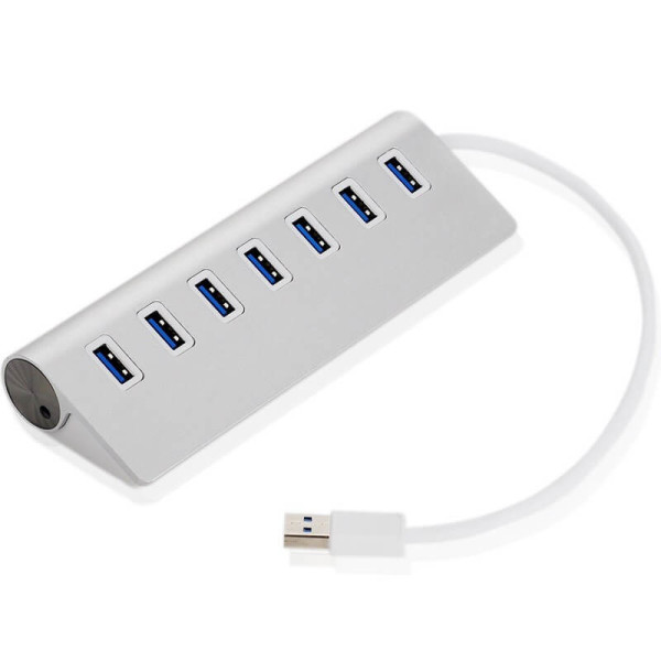 ALUMINIUM USB 3.0 HUB, 7 Ports