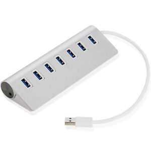 ALUMINIUM USB 3.0 HUB, 7 Ports - Reklamnepredmety