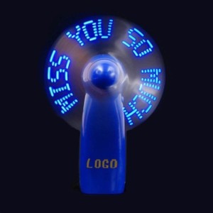 HANDVENTILATOR MIT LED LOGO - Reklamnepredmety