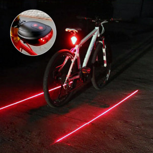 LED-HECKLEUCHTE MIT LASER FÜR DAS FAHRRAD - Reklamnepredmety