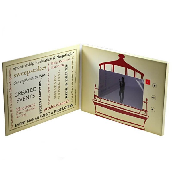 VIDEO-BROSCHÜRE FÜR 4,3"-LCD