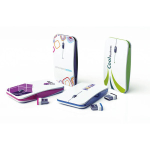 FLACHE KABELLOSE MAUS 2,4 GHZ, MIT CMYK-DRUCK - Reklamnepredmety