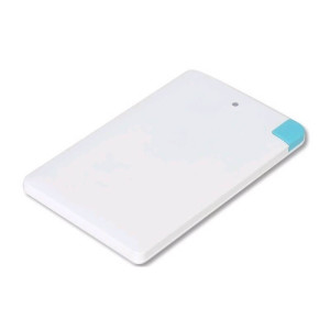 ULTRADÜNNE POWER BANK - KARTE (MOBILES LADEGERÄT) 2500 mAh - Reklamnepredmety