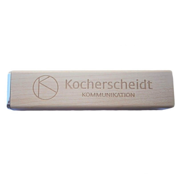 POWER BANK MIT HOLZGEHÄUSE (EXTERNES LADEGERÄT)