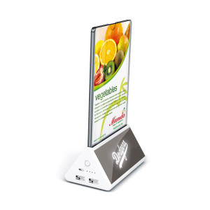 MENU POWER BANK (MOBILES LADEGERÄT), DUAL, 6000–10000 MAH - Reklamnepredmety