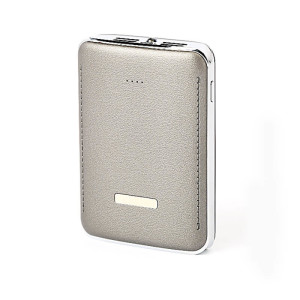 DUALE LUXUS-POWER BANK MIT  LED-LEUCHTE, 6600/7800 mAh - Reklamnepredmety
