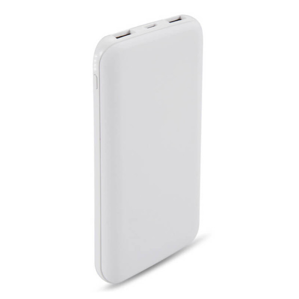 WIRELESS POWER BANK (QI STANDARD) MIT ZWEI USB-AUSGÄNGEN UND SAUGNÄPFEN, 10000 MAH