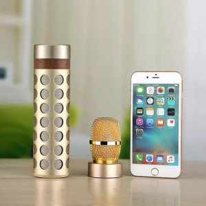 KARAOKE BLUETOOTH-LAUTSPRECHER MIT MIKROFON - Reklamnepredmety