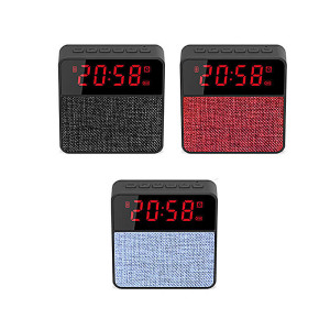 BLUETOOTH-LAUTSPRECHER MIT UHR UND WECKER - Reklamnepredmety