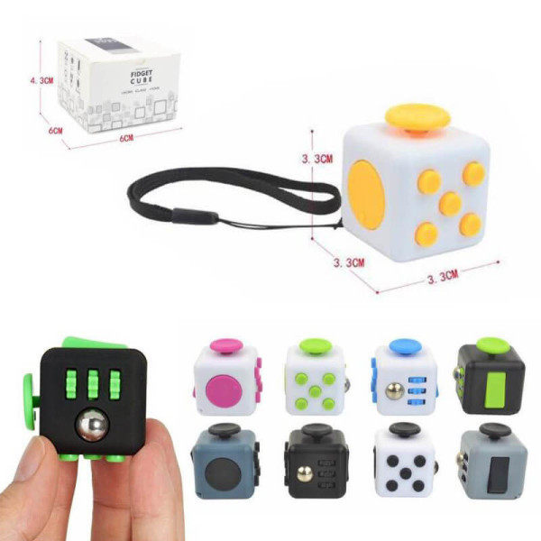 FIDGET CUBE - ANTISTRESS- UND ENTSPANNUNGSHILFSMITTEL - WÜRFEL