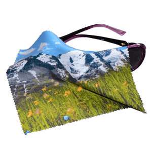 TUCH AUS MIKROFASER FÜR BRILLE UND DISPLAY - 12 × 17,5 cm - Reklamnepredmety