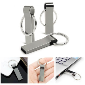 METALL MINI USB-STICK MIT RING - Reklamnepredmety