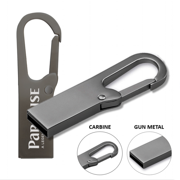 MINI METALL USB-STICK KARABINER