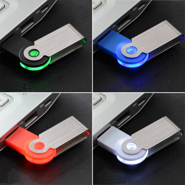 TWISTER MINI USB-STICK MIT LED-BELEUCHTUNG, USB 2.0 ODER 3.0