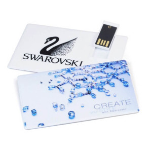 USB-STICK - AUSZIEHBAR, PLASTIKKARTE - Reklamnepredmety