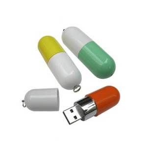 PLASTIK USB-STICK PILLE - Reklamnepredmety