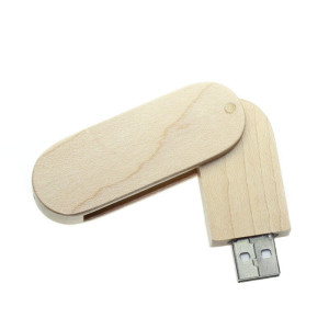 HOLZ USB-STICK HOLZ DREHBAR - Reklamnepredmety