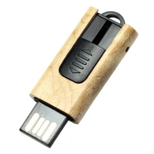 MINI HOLZ USB-STICK AUSZIEHBAR - Reklamnepredmety