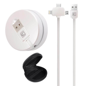 DATEN- UND LADEKABEL 3 IN 1 MIT WINDE - Reklamnepredmety