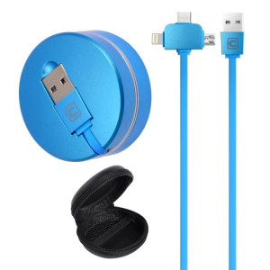 DATEN- UND LADEKABEL 3 IN 1 MIT WINDE - Reklamnepredmety