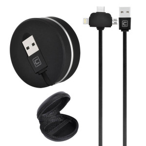 DATEN- UND LADEKABEL 3 IN 1 MIT WINDE - Reklamnepredmety