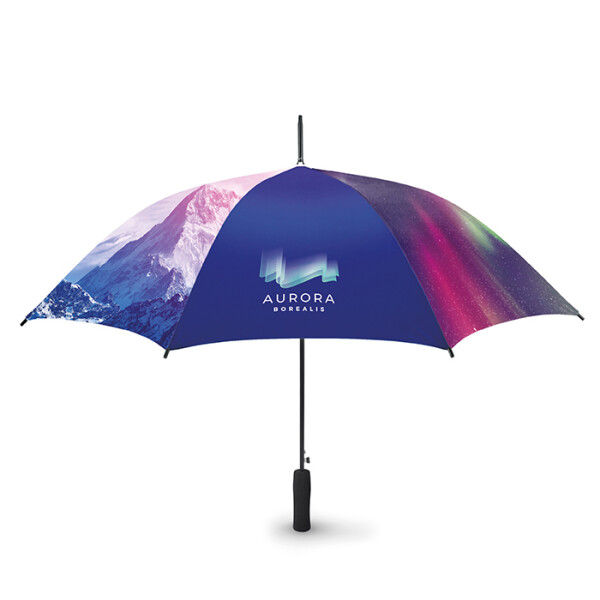 ⌀122 cm/27 Zoll Automatik-Regenschirm mit EVA-Griff