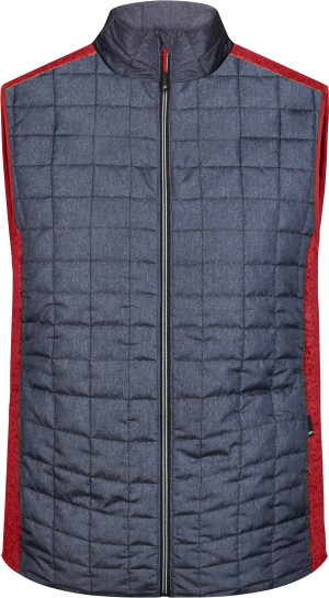 Herren Hybrid Strickfleece Gilet - Reklamnepredmety