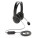 Over-Ear Headset mit Kabel, schwarz