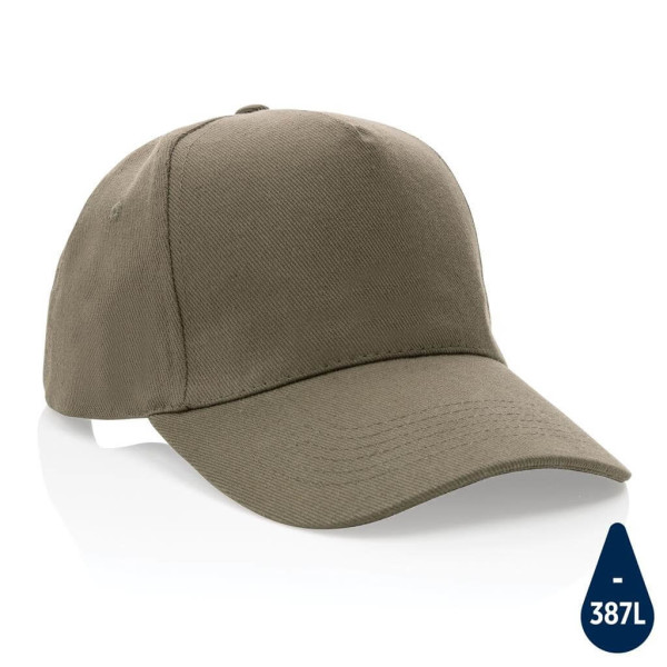 Impact 5 Panel Kappe aus 280gr rCotton mit AWARE™ Tracer, na