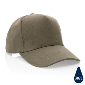 Impact 5 Panel Kappe aus 280gr rCotton mit AWARE™ Tracer, na - Reklamnepredmety