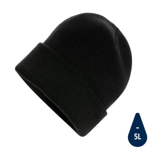 Impact Polylana® Beanie mit AWARE™ Tracer, navy blau - Reklamnepredmety