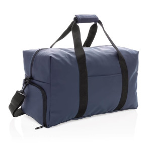 Schicke PU Wochenendtasche, navy blau - Reklamnepredmety