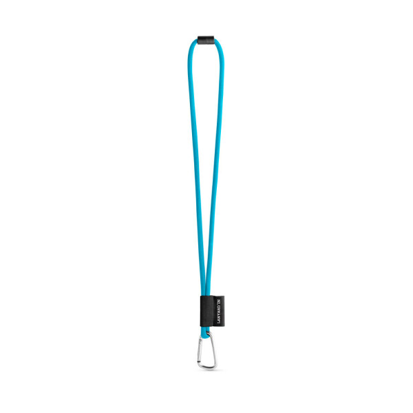 SET Lanyard TUBE Long (Ø 7 mm) mit D-förmigem Karabiner 55 mm und Sicherheitsclip Ø 7 mm