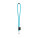 SET Lanyard TUBE Long (Ø 7 mm) mit D-förmigem Karabiner 55 mm und Sicherheitsclip Ø 7 mm - 75089-304 - variant 