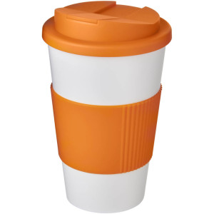 Termo hrnček Americano® 350 ml s rukoväťou a uzáverom odolným proti rozliatiu - Reklamnepredmety