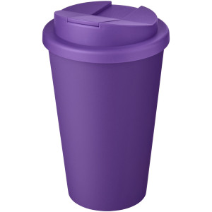 Americano® Eco 350 ml recycelter Becher mit auslaufsicherem Deckel - Reklamnepredmety