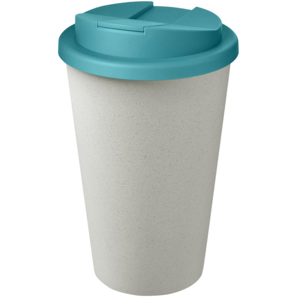 Americano® Eco 350 ml recycelter Becher mit auslaufsicherem Deckel